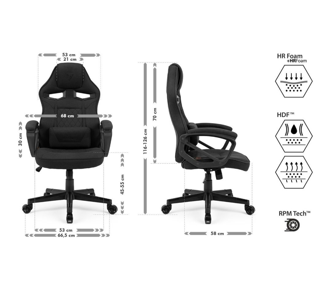 Nowy fotel gemingowy KNIGHT SENSE 7