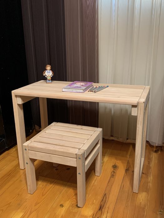 Стіл, стільчик, табурет, комплект дитячих меблів