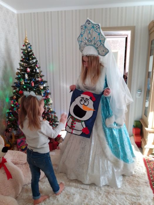 Святий Миколай  та снігова Королева аніматори на дім корпоратив