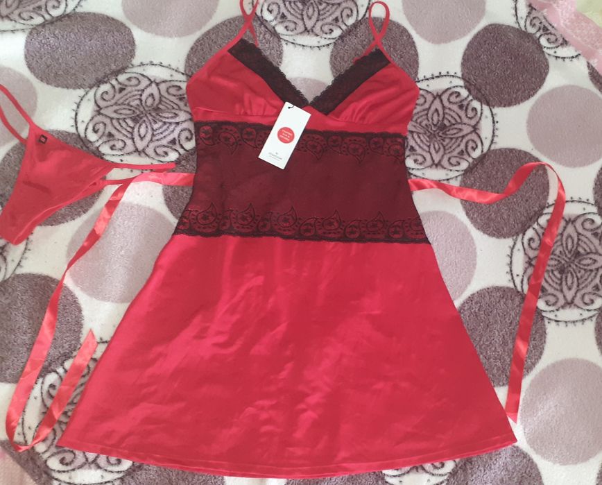 Комбинация и стринги  размер s/m