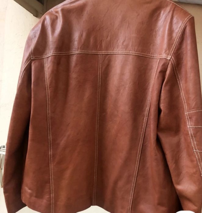 Casaco couro Armani