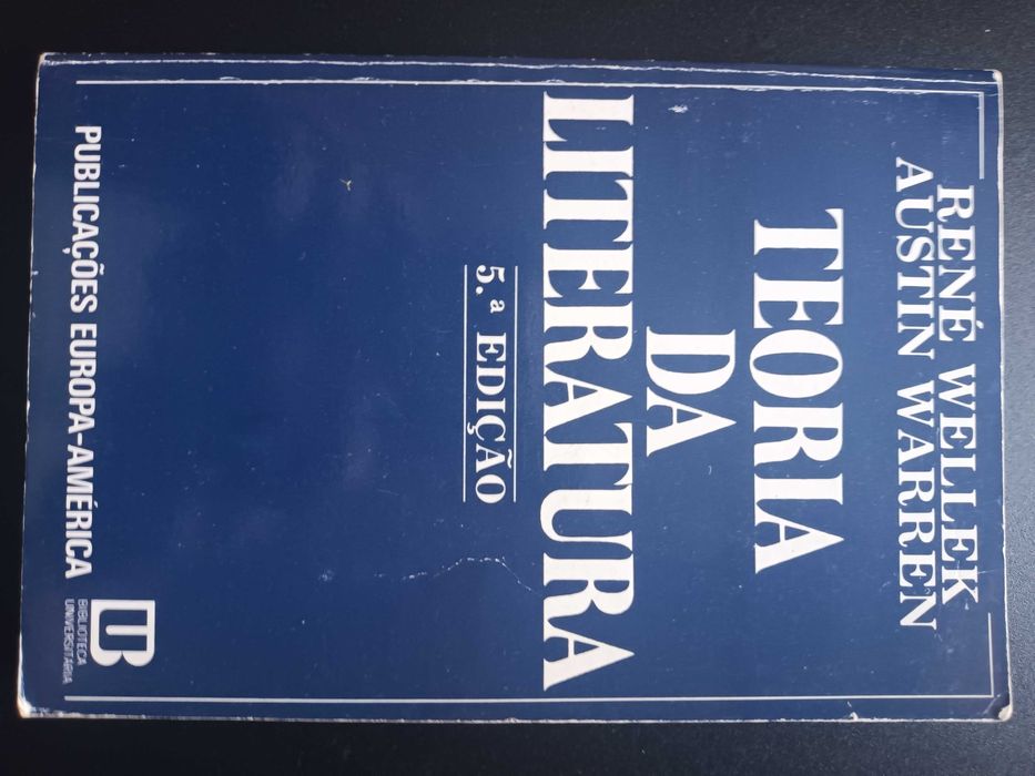"Teoria da Literatura" por René Wellek e Austin Warren