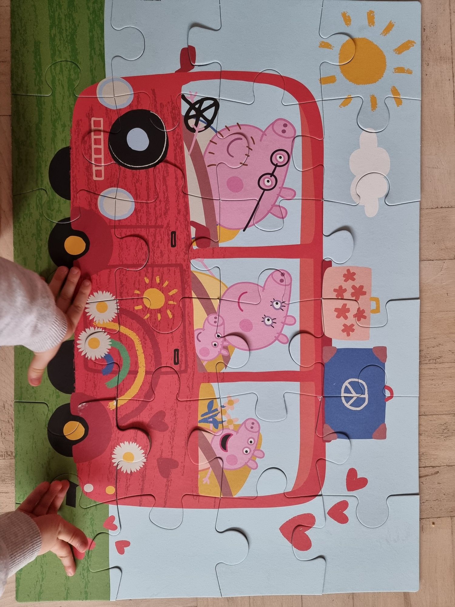 Puzzle trefl 3+ peppa pig 3 zestawy