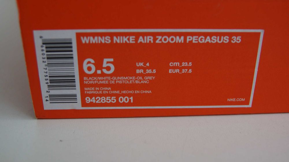 nowe buty Nike Air Zoom Pegasus W 35 rozmiar.37.5 , 38 24 cm
