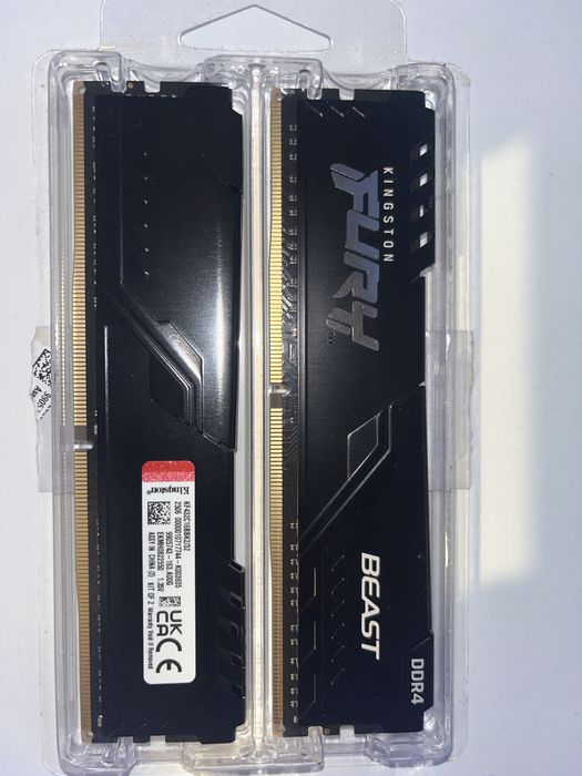Kingston FURY 32GB (2x16GB) 3200MHz CL16 Beast Black