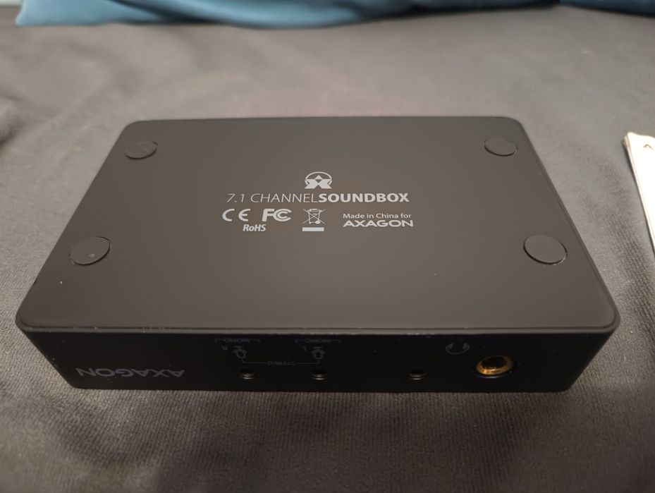 Axagon ADA-71 7.1 Channel Soundbox zewnętrzna karta dźwiękowa