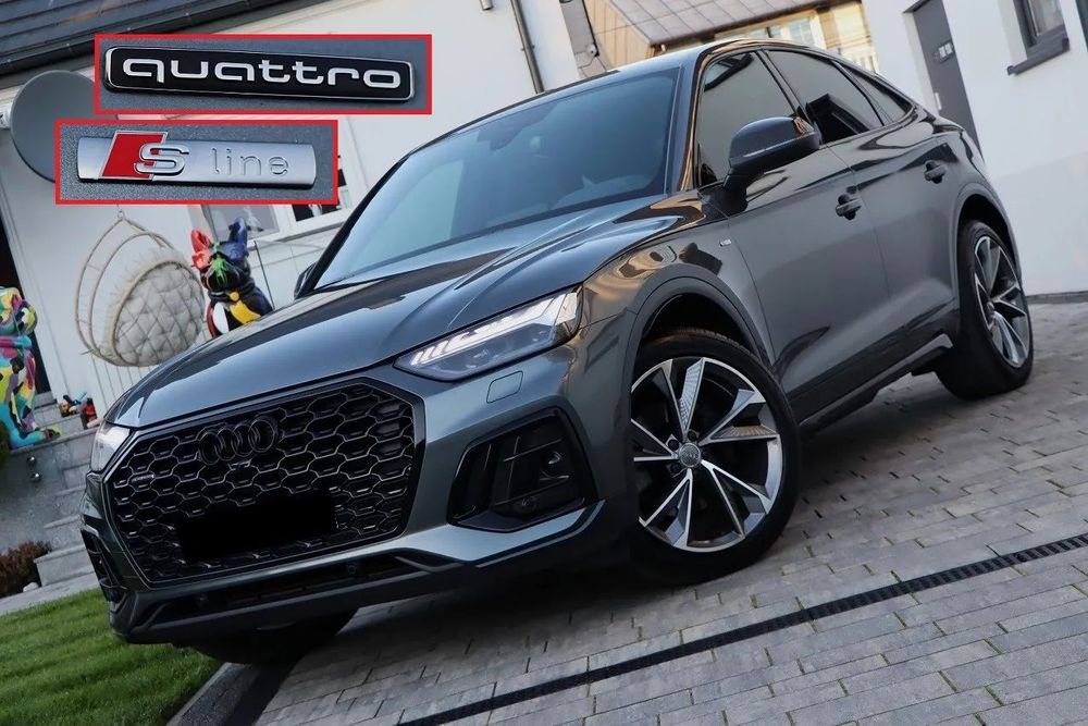 Audi Q5 Sportback *S-Line*Quattro*Pneumatyka*EL*Fotele*Kamera*MATRIX*ACC*bang*olufsen*