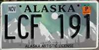 Alaska tablica rejestracyjna z usa rezerwacja