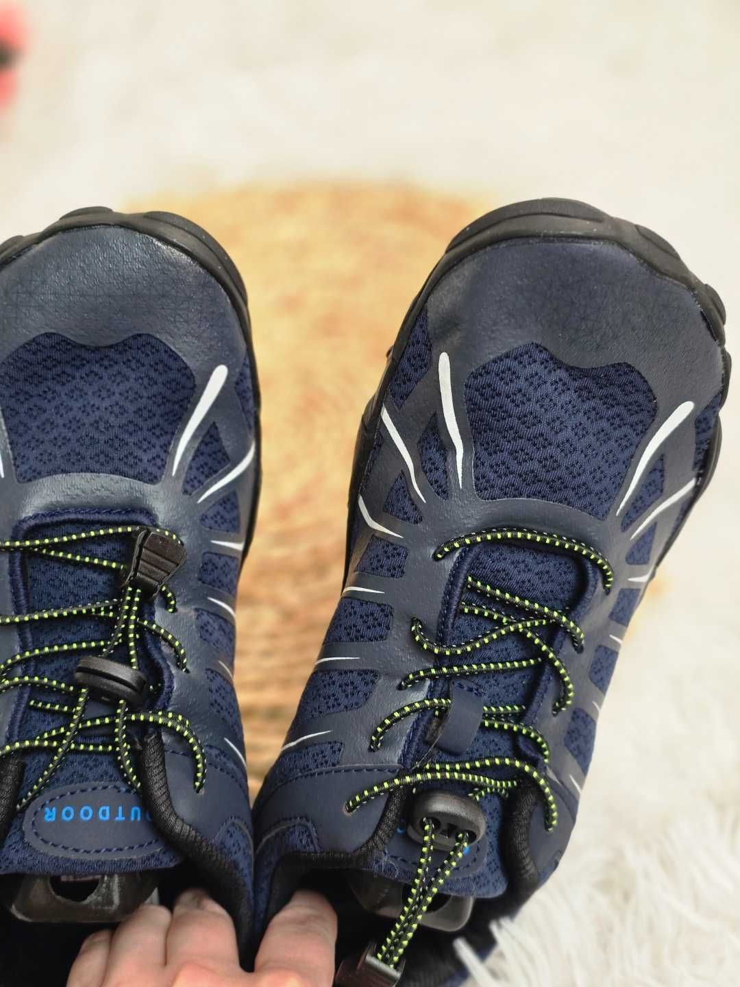 Buty sportowe do biegania minimalistyczne granatowe na rower 40