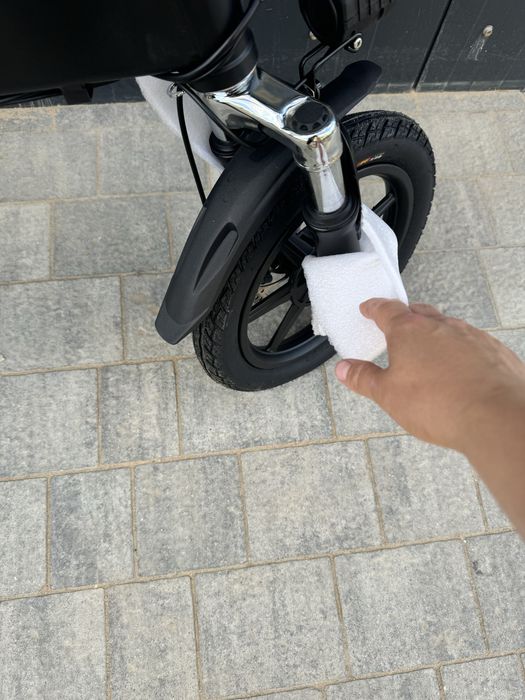 Rower elektryczny składany amortyzacja stacyjka wyjmowana bateria 36V
