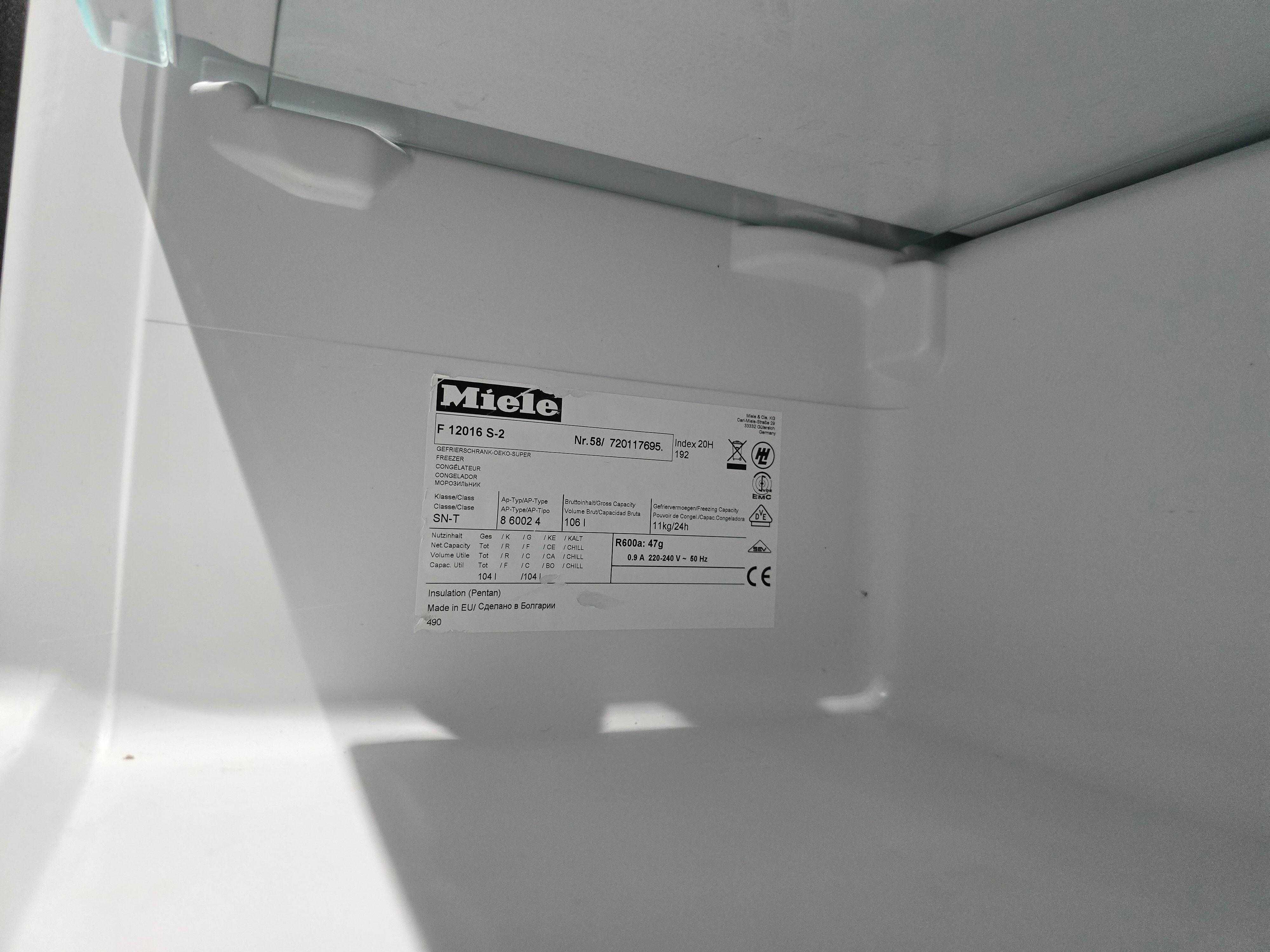 Niska zamrażarka wolnostojąca Miele F 12016, 85cm,4 szuflady,VarioRoom