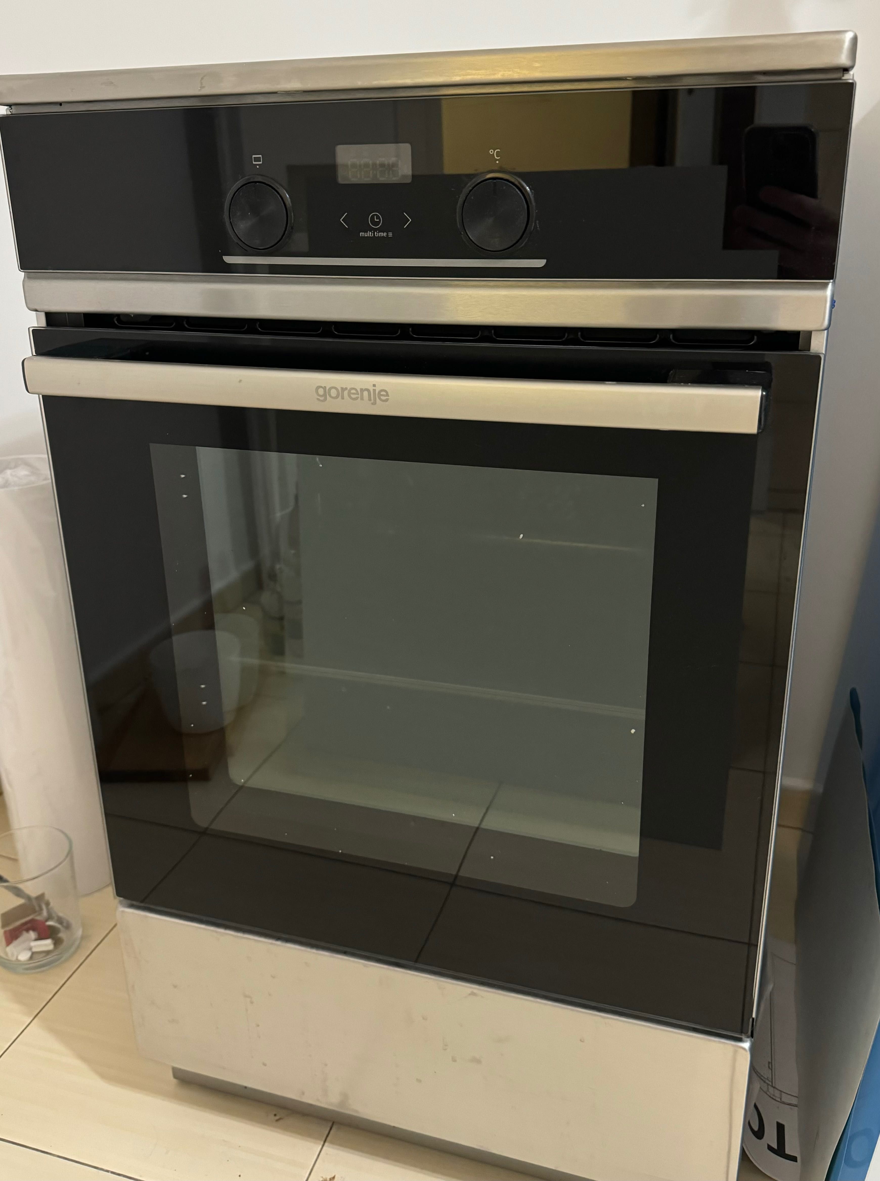 Kuchenka indukcyjna z piekarnikiem elektrycznym Gorenje GEITS5C70XPG