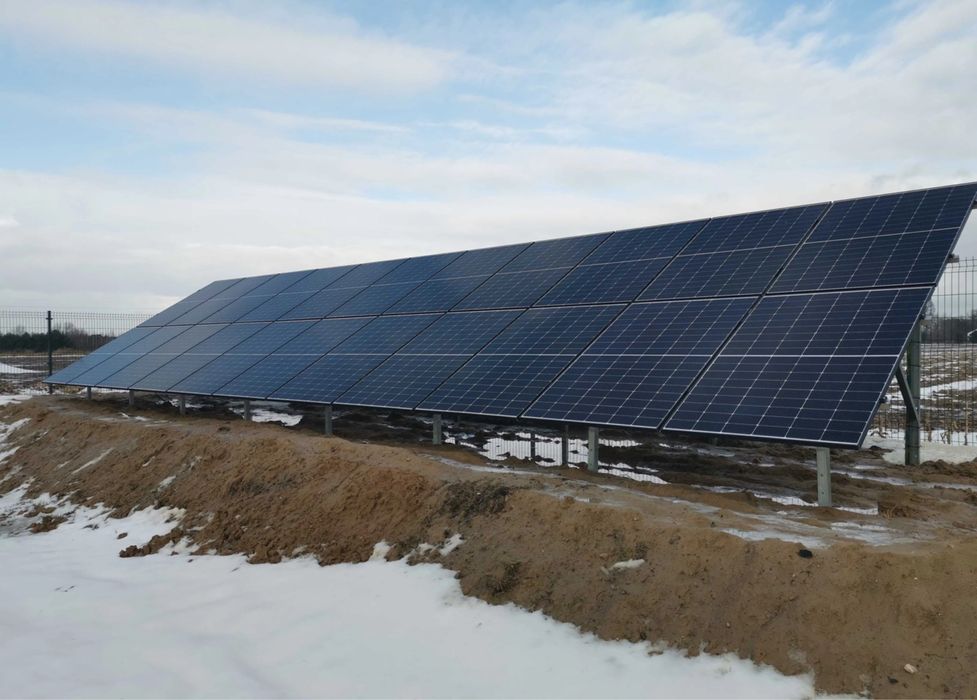 Встановлення сонячних панелей, сонячні батареї. Гібридна СЕС монтаж