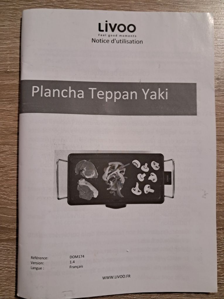 Grill Elektryczny do kontaktu Livo Plancha Teppan Yaki