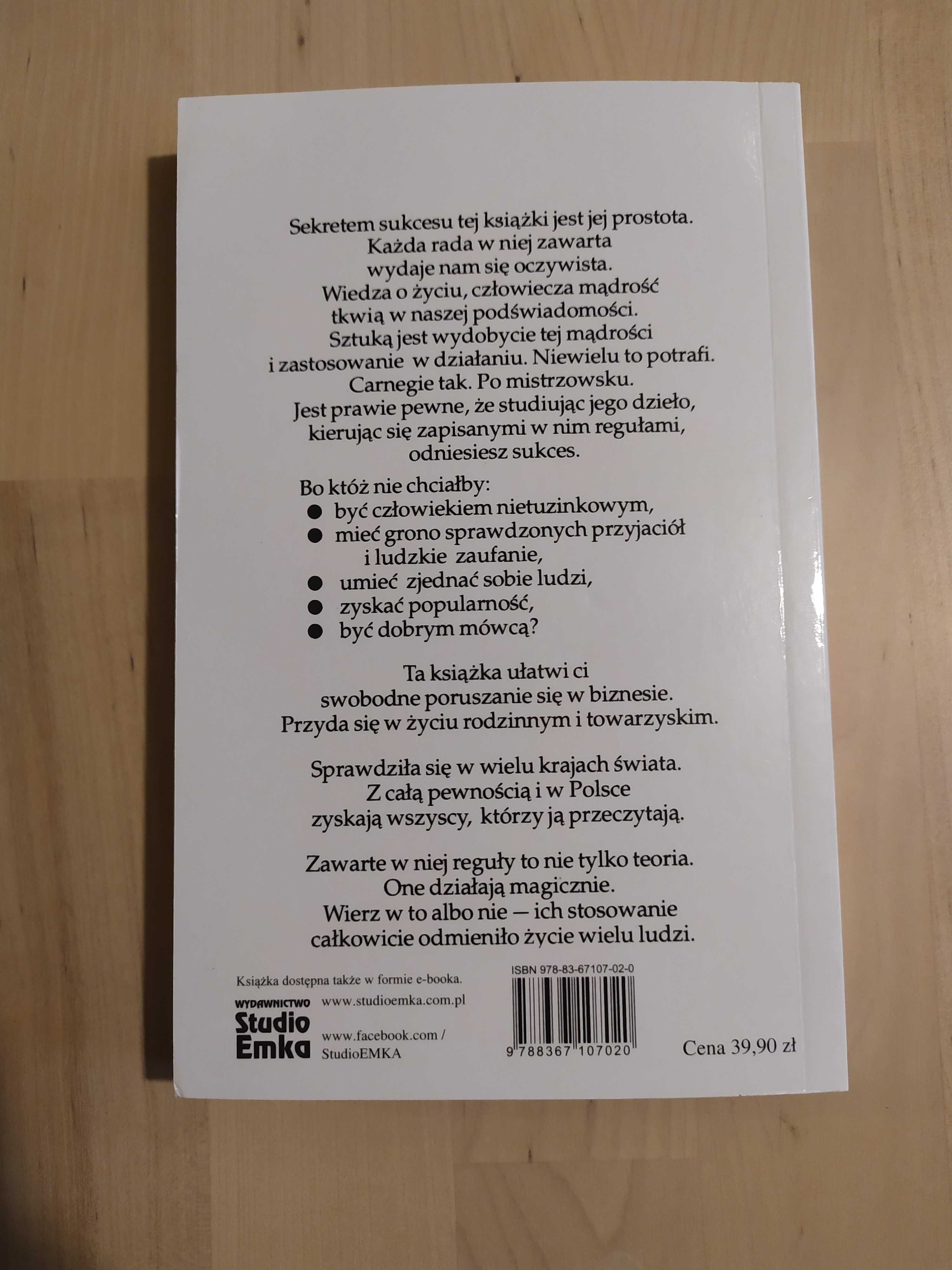 Jak zdobyć przyjaciół i zjednać sobie ludzi - Carnegie WYSYŁKA w 24h