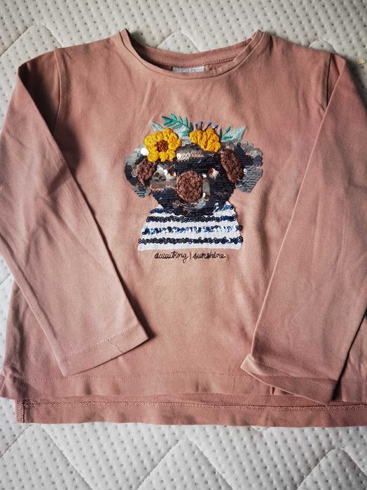 Bluzy dwie ZARA sweterek, owieczka, koala