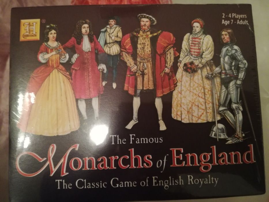 Cartas "The Famous Monarchs of England"_Novo