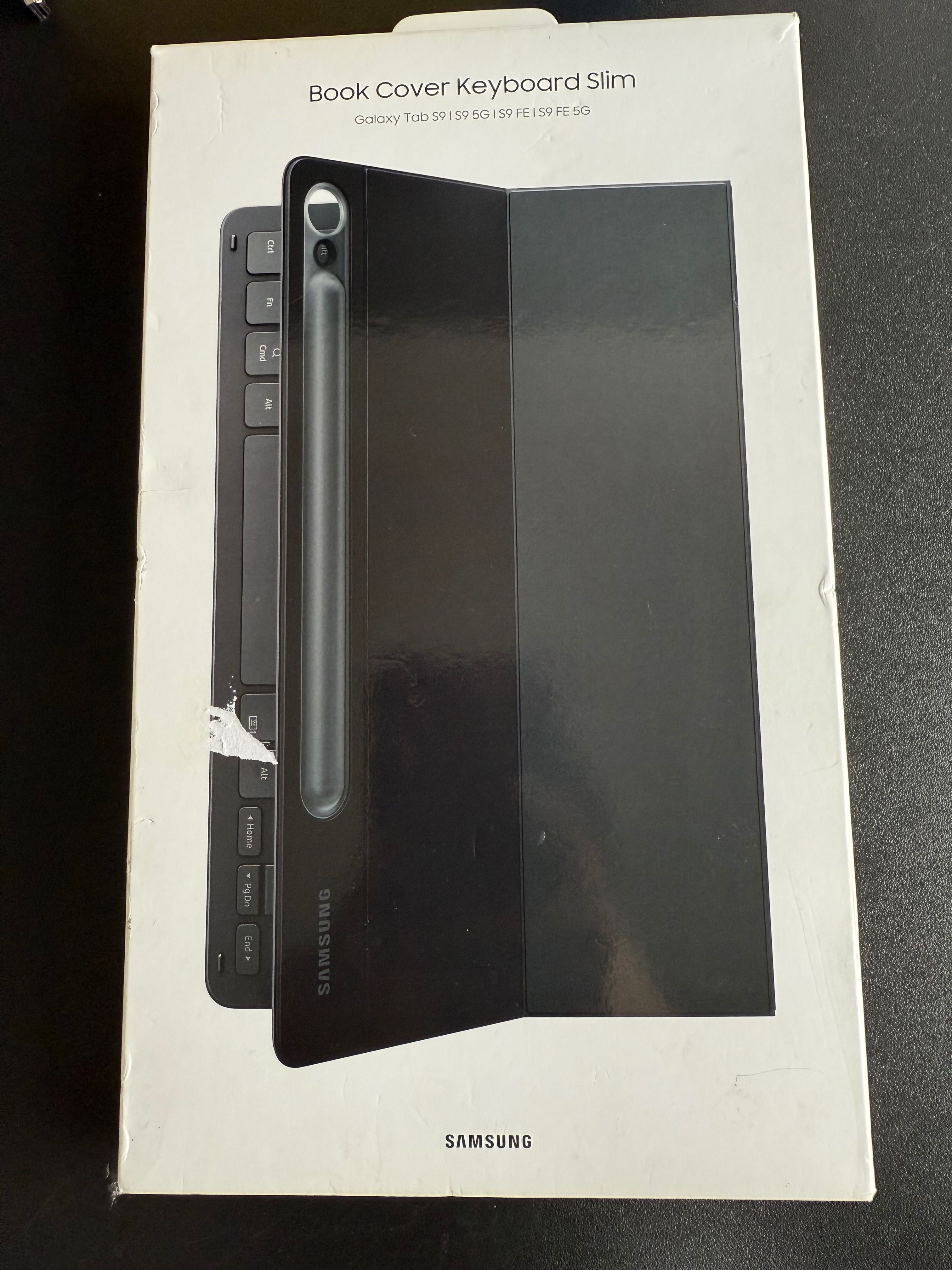 Samsung Galaxy Tab S9 256GB + Book Cover Keyboard Slim