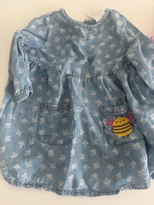 Zestaw dla dziewczynki wiosna lato 74 do 98 cm