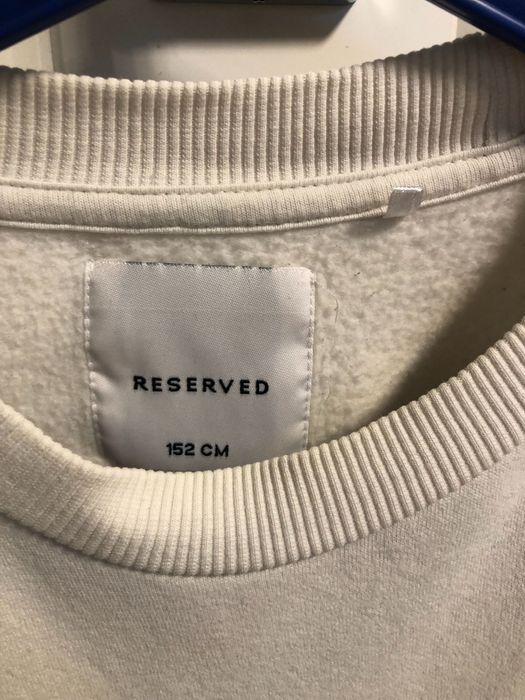 Bluza biała reserved 152 dziewczynka