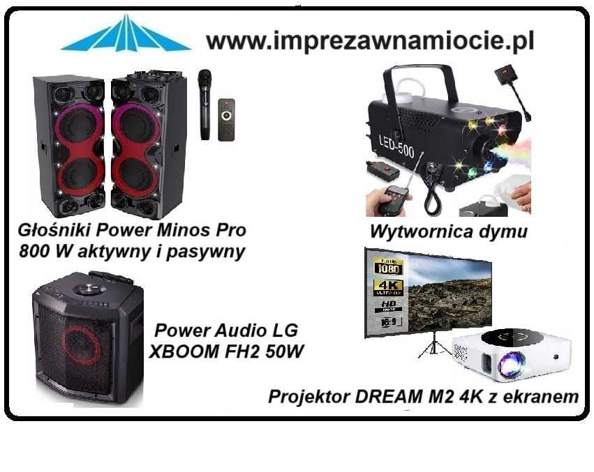 Kostkarka Grill bemary warniki głośniki wentylatory disco projektor