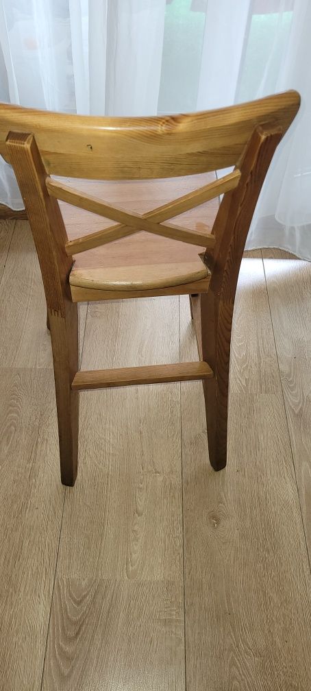 Krzesło dziecięce Ingolf ikea bejca patynowa