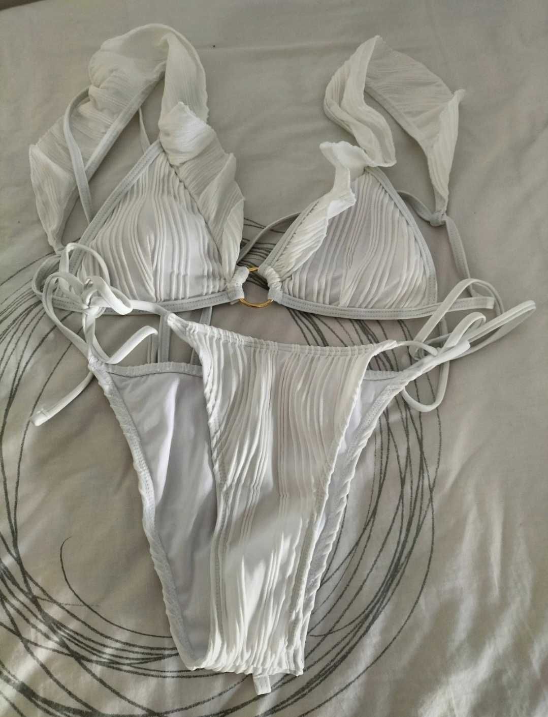 Bikini branco novo