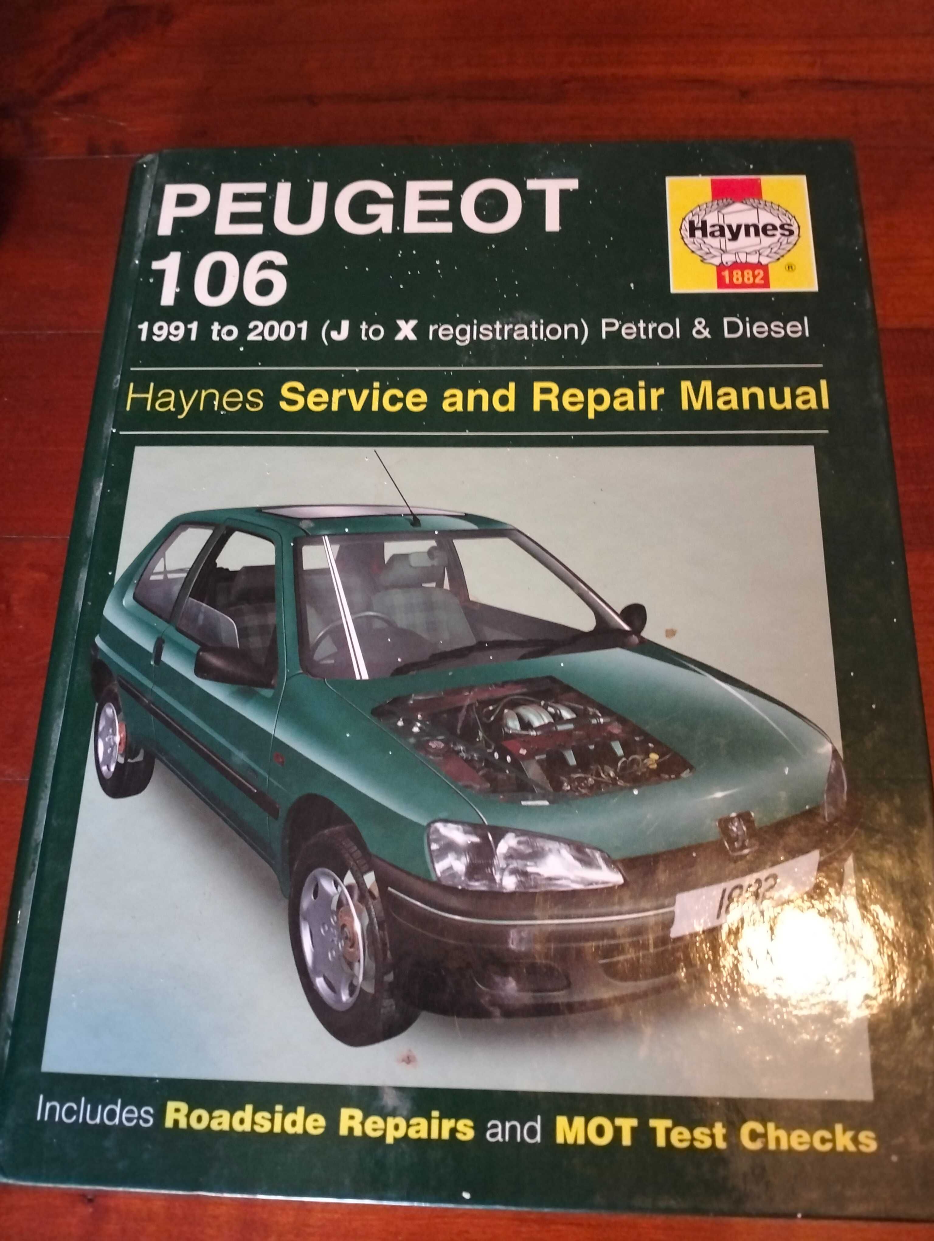 Haynes - Peugeot 106 Manual técnico (capa dura)