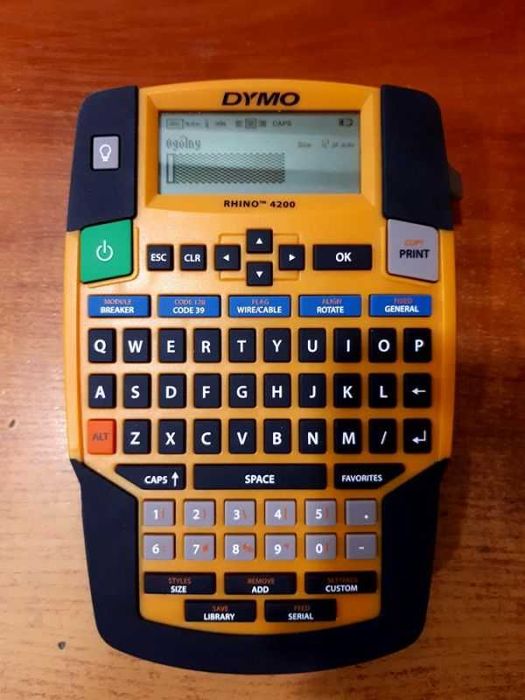 Drukarka etykiet DYMO RHINO 4200 /180dpi do 19mm-również dla elektryka