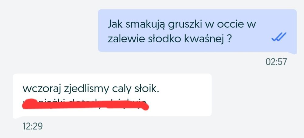 Gruszki  odmiana konferencja w occie ,w zalewie słodko kwaśnej