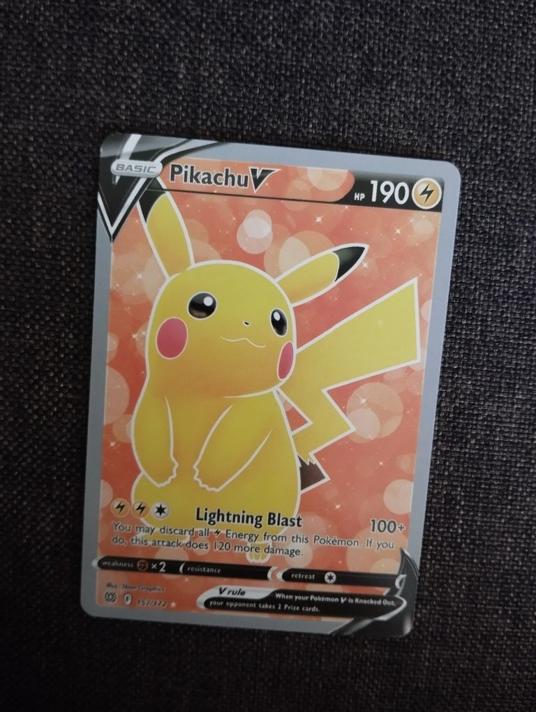 Karta Pokemon Pikachu V