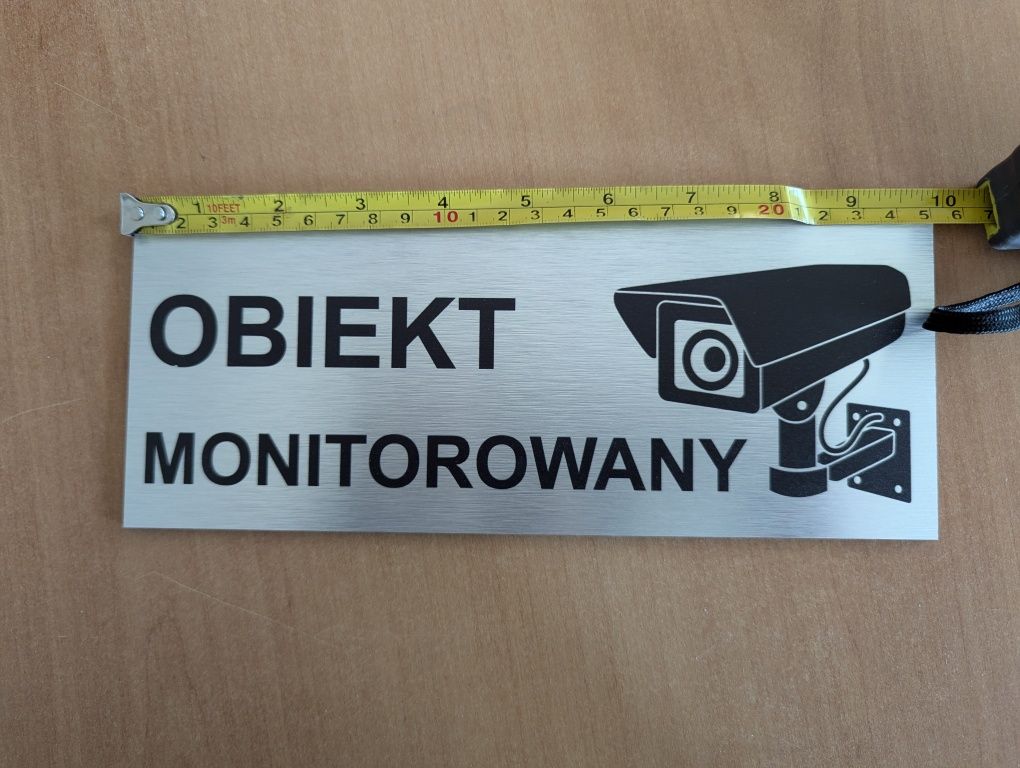 Tabliczka obiekt monitorowany