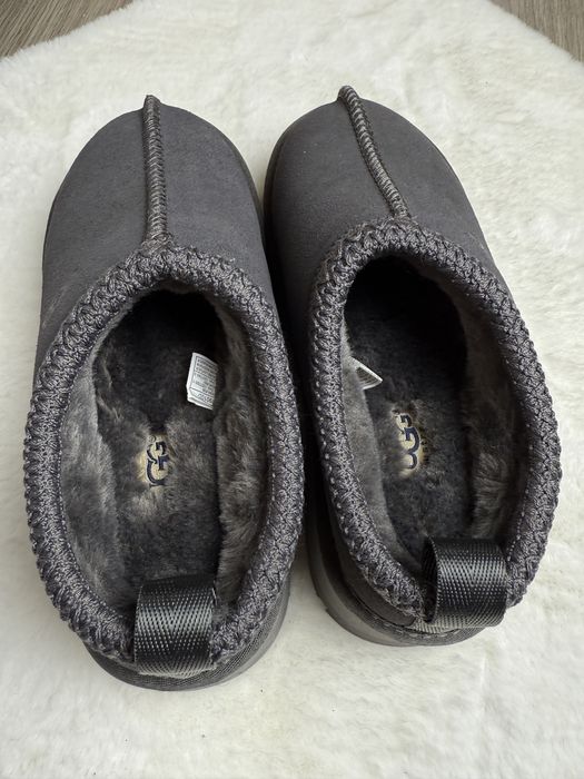 Уггі таз зимові хутро UGG Tazz Platform сірі