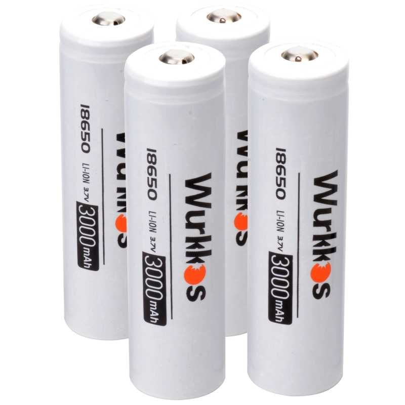 Акумулятори Wurkkos або Sofirn  18650 - 3000ma, оригінал