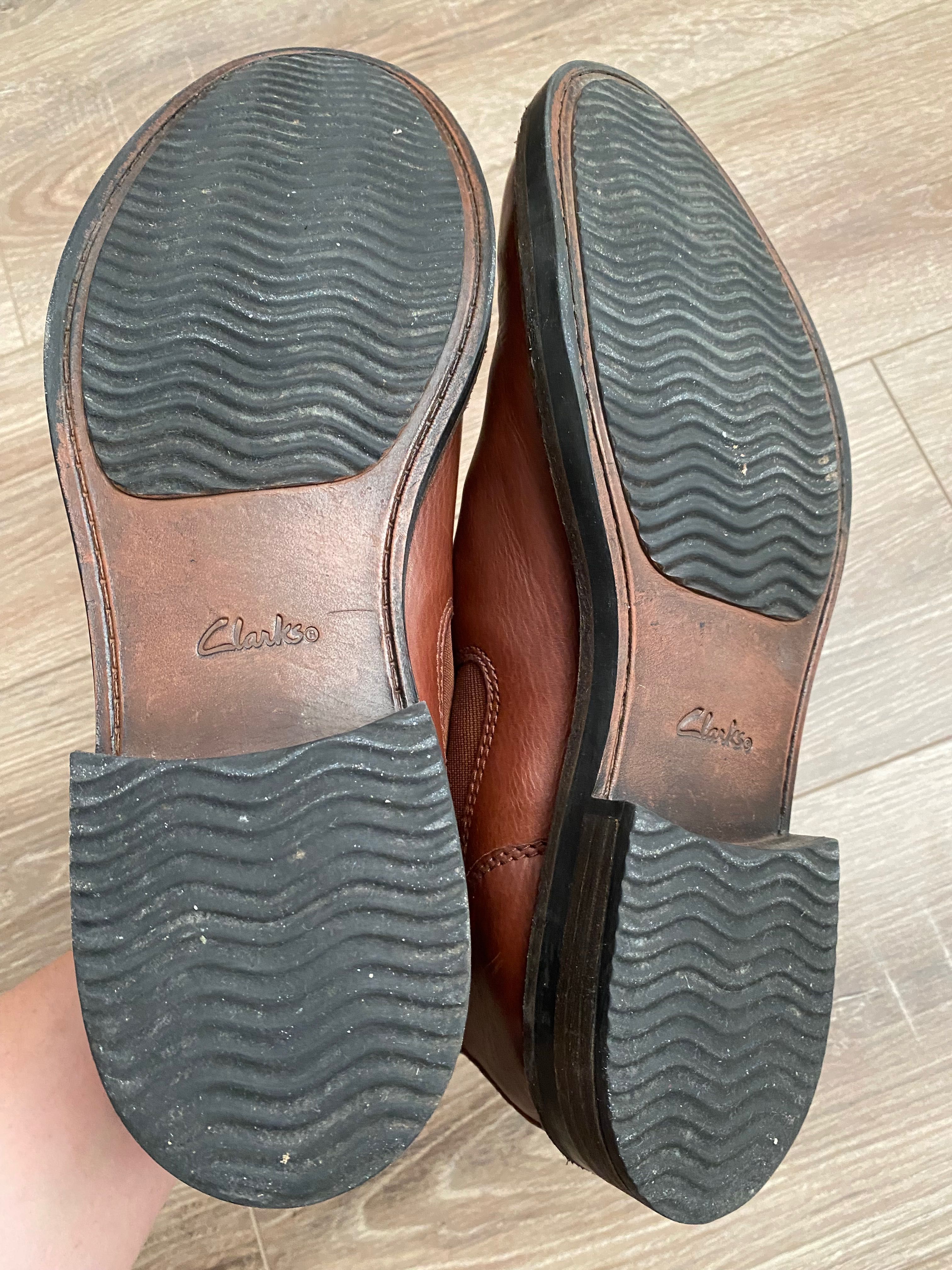 Шкіряні черевики челсі Clark’s , розмір 46