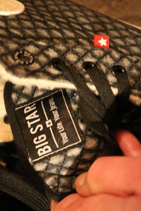 Big Star. Ocieplane trampki rom. 40. Krata.
