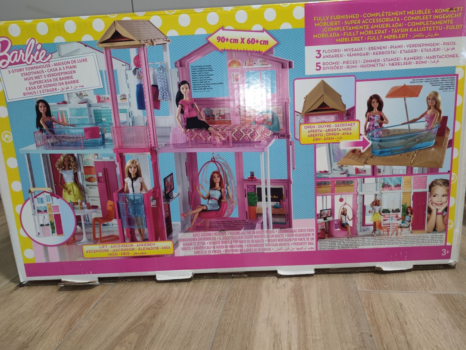 Mattel Barbie Miejski domek + gratisy piesek i koniki