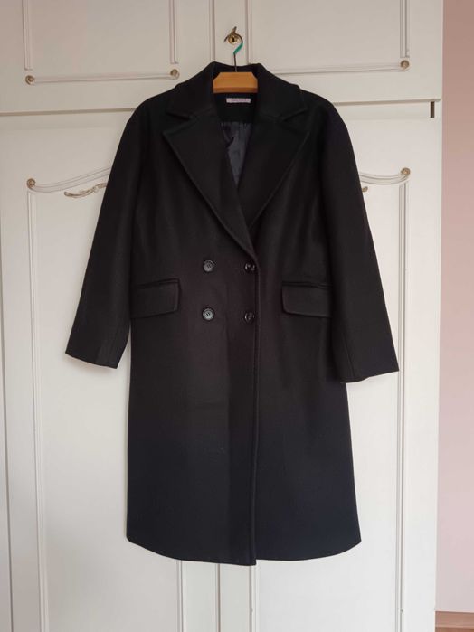 Płaszcz Anna Field czarny długi