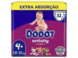 Fraldas Dodot Activity - Tamanho 4 (T4)