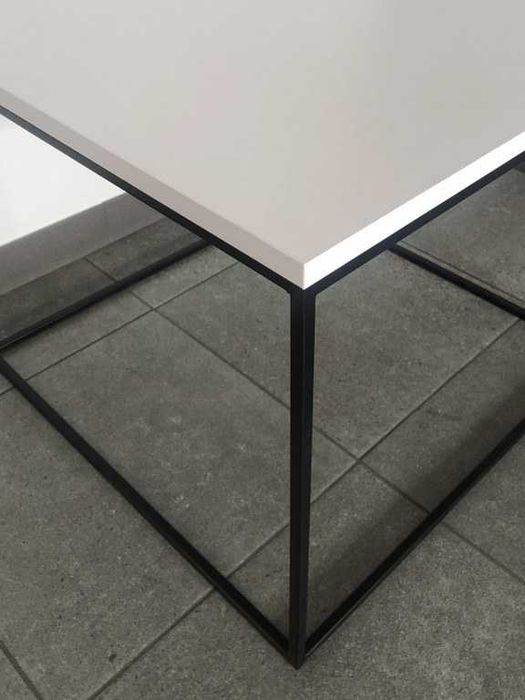 Nowy stolik loft karat 60 czarny +biały