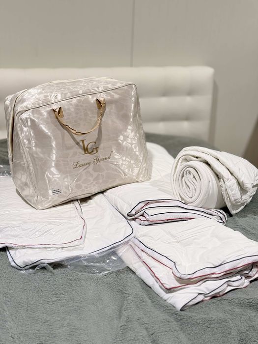 Вишукана класна приємні мʼякі теплі комплекти/набори (3в1) Laura Grand