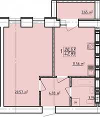 ЖК Левада-2 Продам 1 комнатную квартиру в сданном доме GS