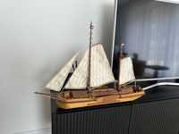 Statek drewniany holenderski!,piekny!