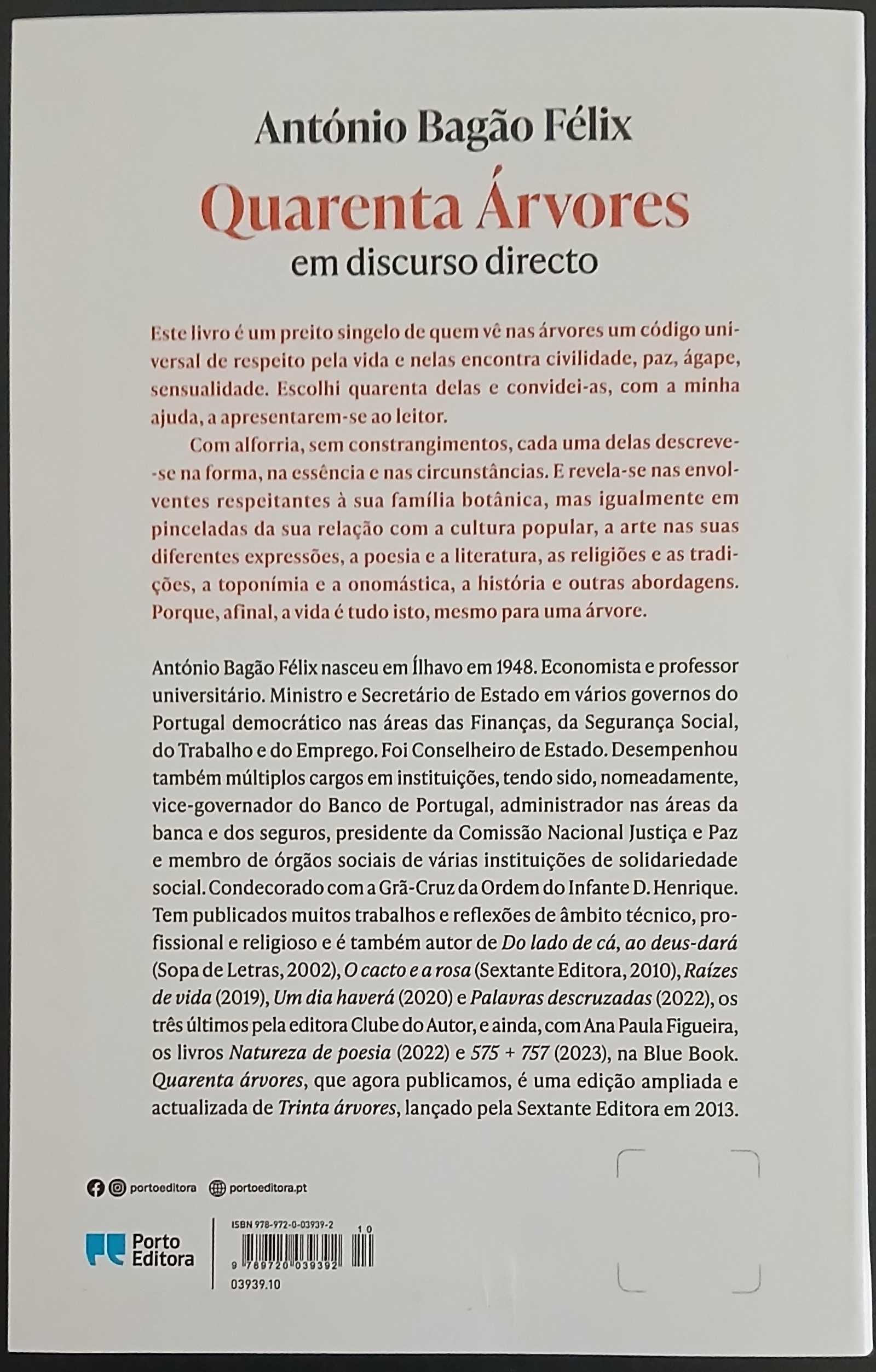Quarenta árvores em discurso directo (de António Bagão Félix)
