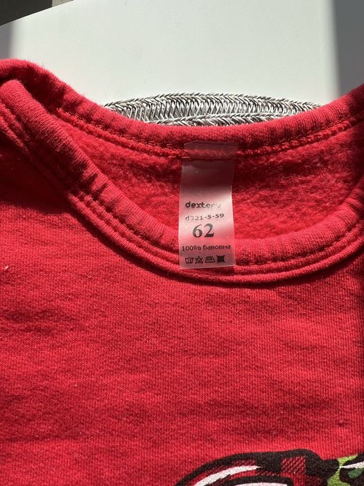 Новорічний комплект, болі та штани для новонародженого 62 р.