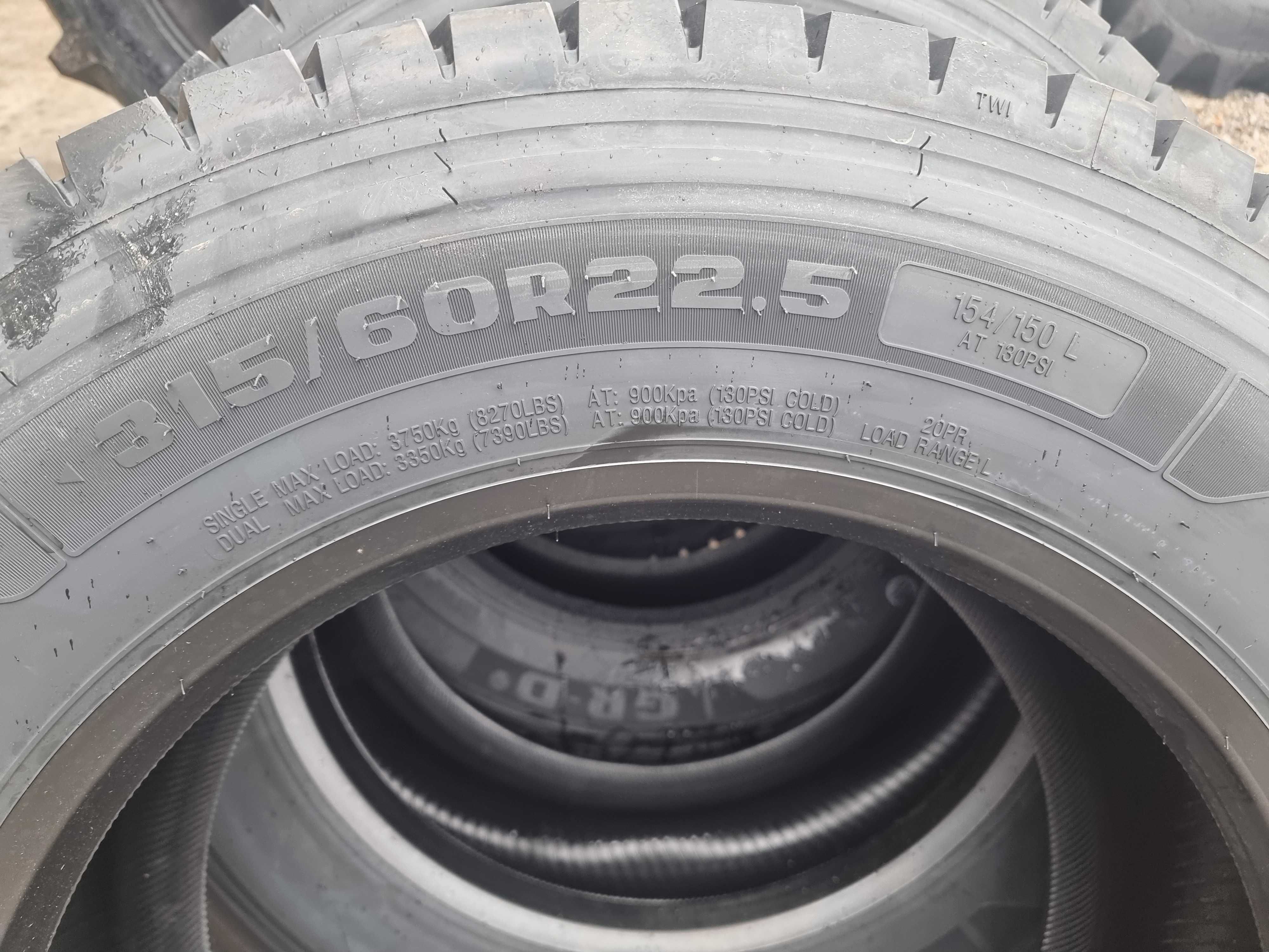 NOWE opony 315/60R22.5 Samson GRD2 - cena BRUTTO