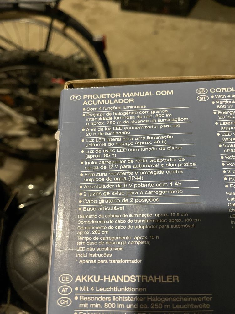 Lanterna Recarregável