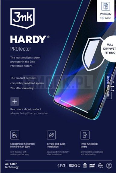 Folia hydrożelowa 3MK HARDY PROTECTOR - do IPHONE XS MAX