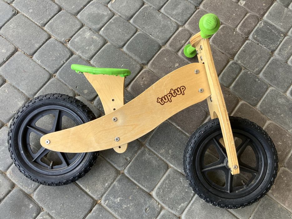 Rower biegowy dla dziecka, drewniany