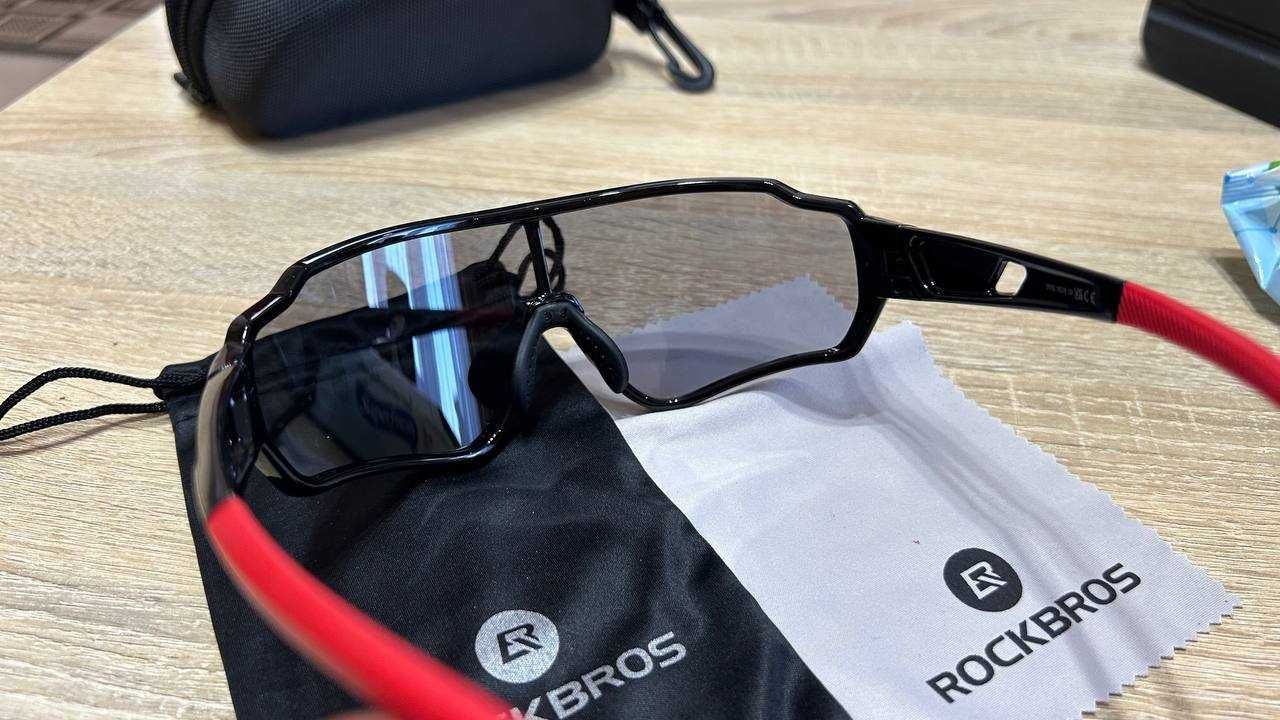 Окуляри фотохромні Rockbros - вело окуляри (Велоочки для велосипеда)